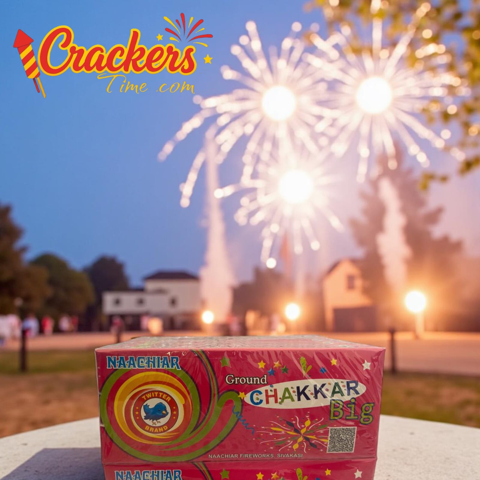 ZAMIN Big Spinner SRIVijai (10Pcs) - Sky Shots and Rockets for Diwali Celebration