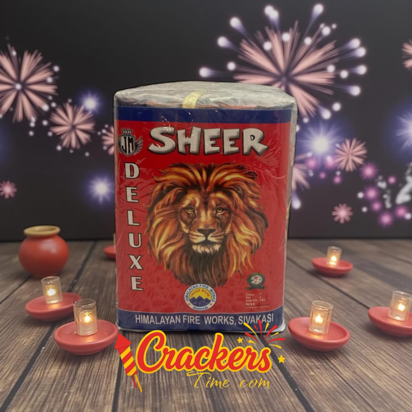 5' Mega Deluxe Crackers (5PCS) - Sky Shots and Rockets for Diwali Celebration